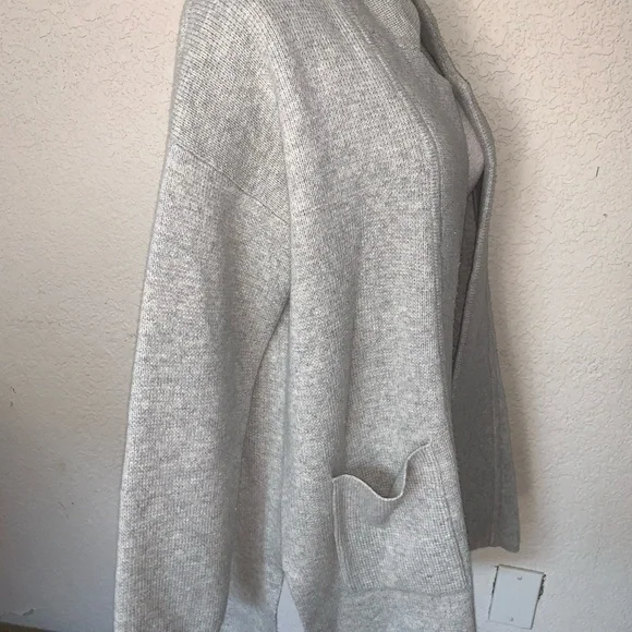 𝅺MADEWELL Gray Merino Wool Cardigan Sweater Sx - Picture 3 of 6